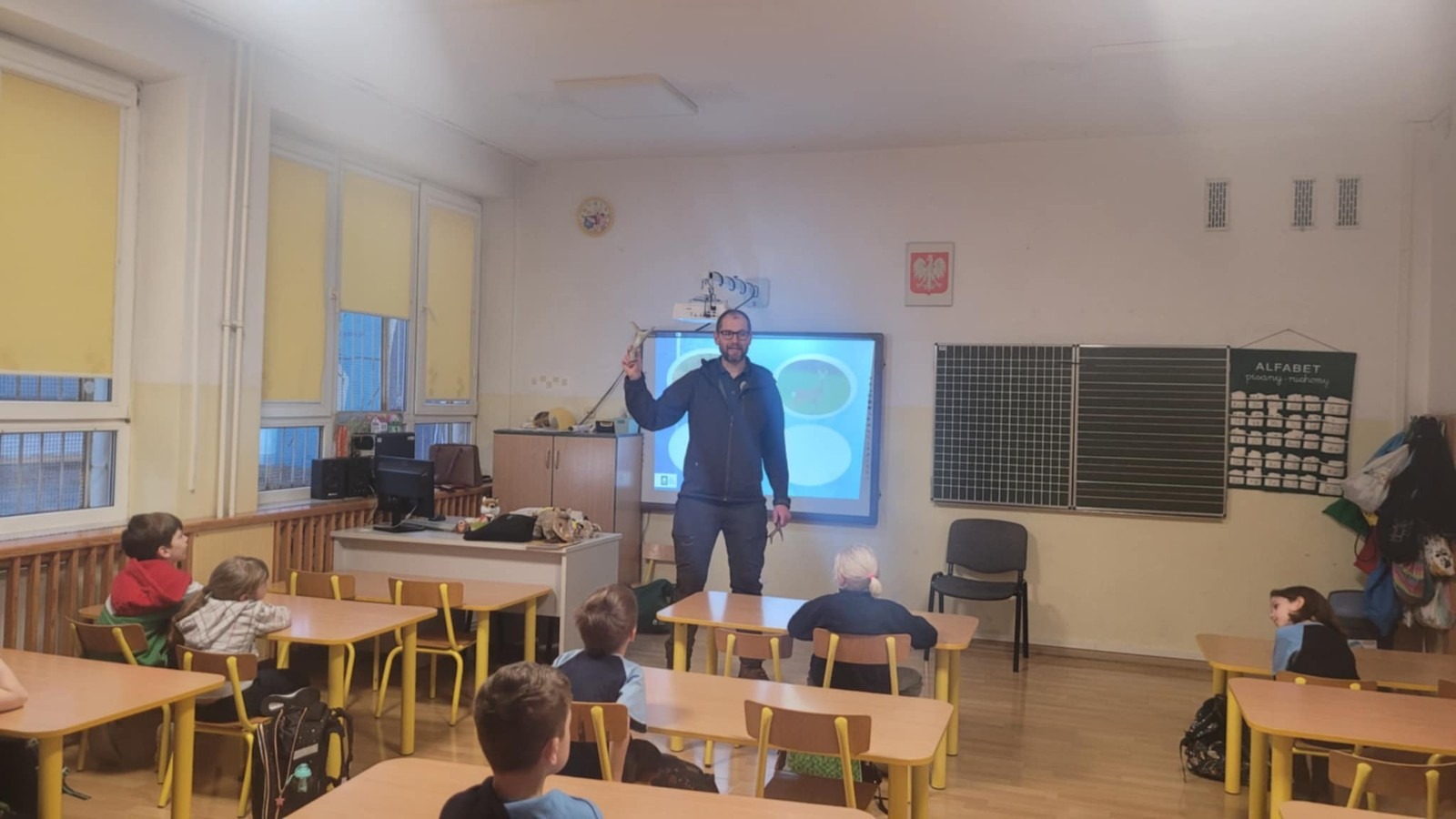 Zajęcia z Edukacji przyrodniczej w kl. 1c